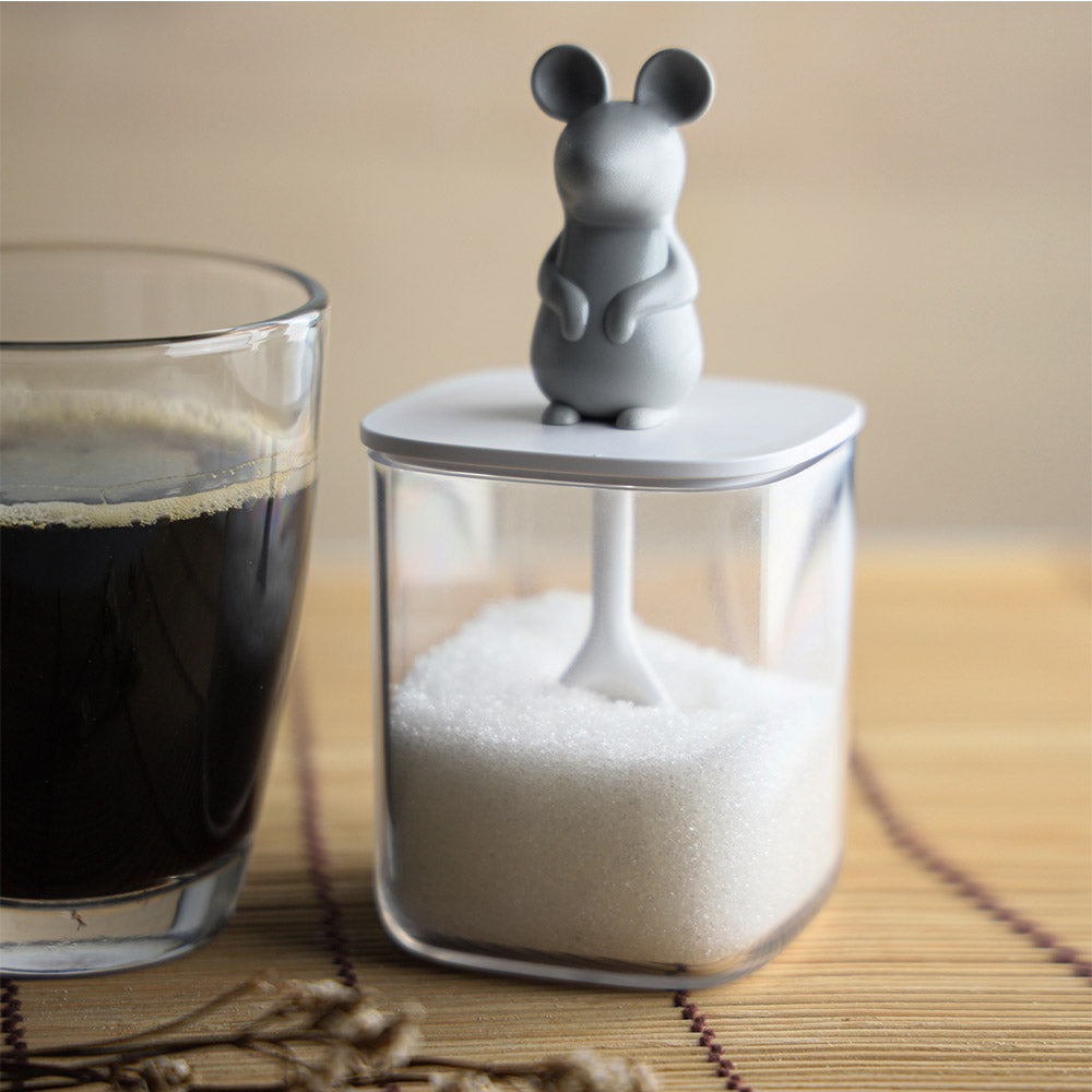 Lucky Mouse Seasoning Container & Spoon