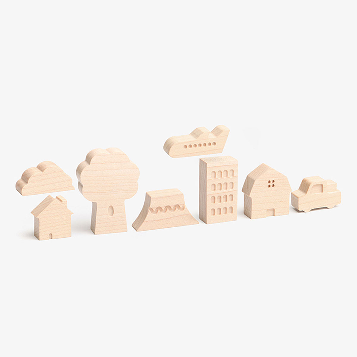Small Ville (Town) - Magnet (Beech)