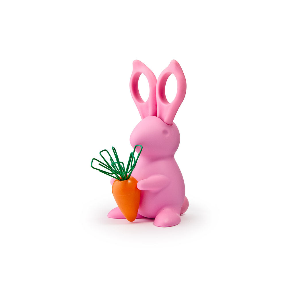 Desk Bunny Scissors & Paper Clip Holder