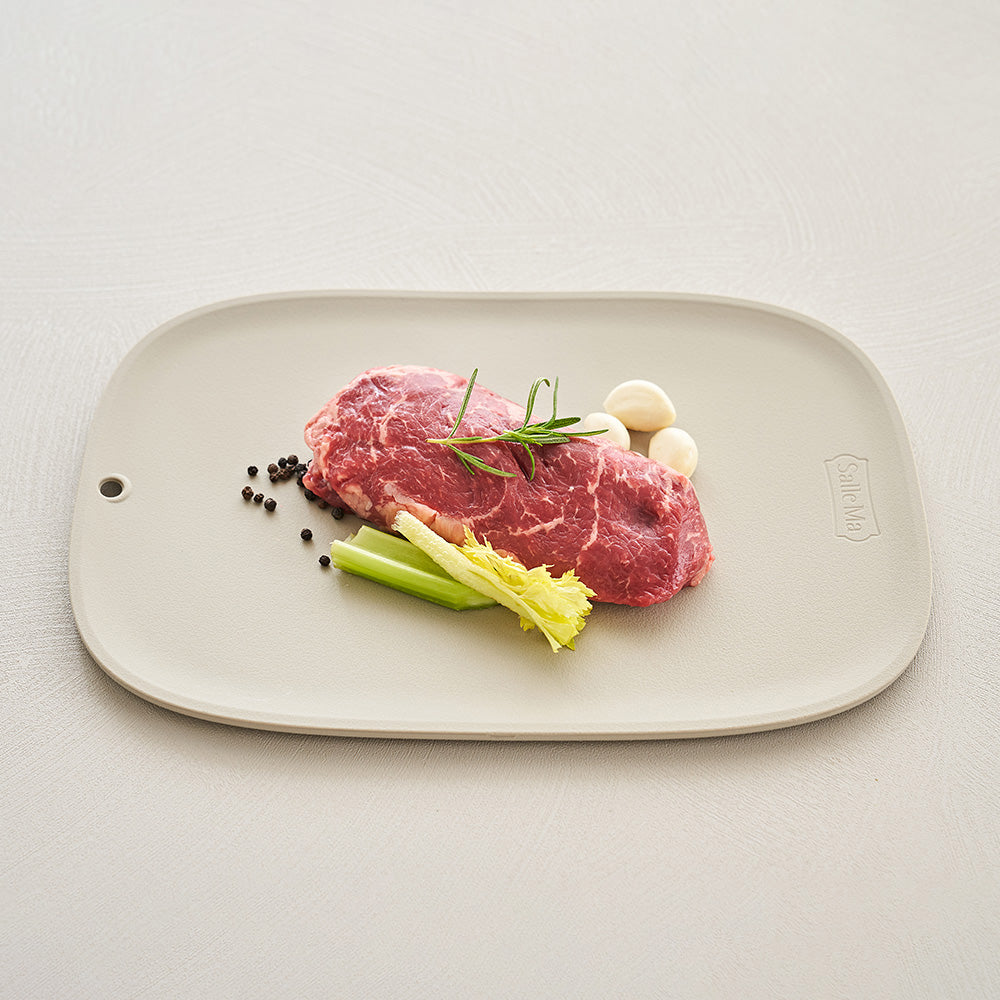 Macaron TPU Cutting Board in Salt Grey