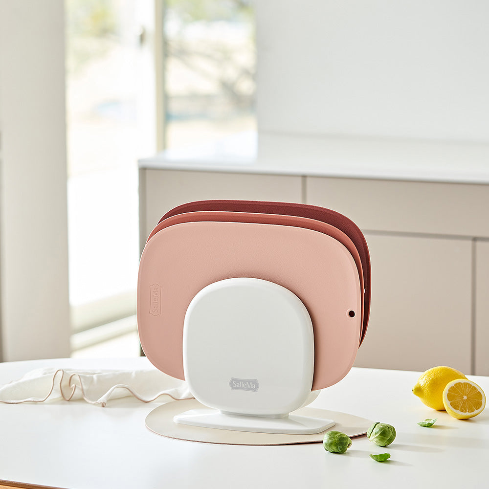 Macaron TPU Cutting Board in Raspberry Pink