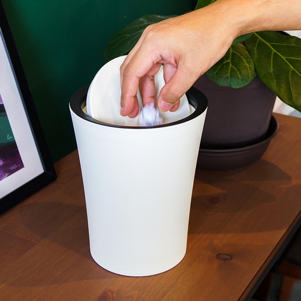 Mini Round Flip Bin
