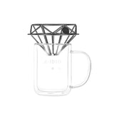 Diamond Wireframe Pour Over Coffee Dripper