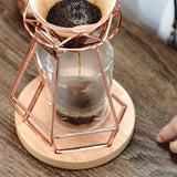Diamond Wireframe Pour Over Coffee Stand