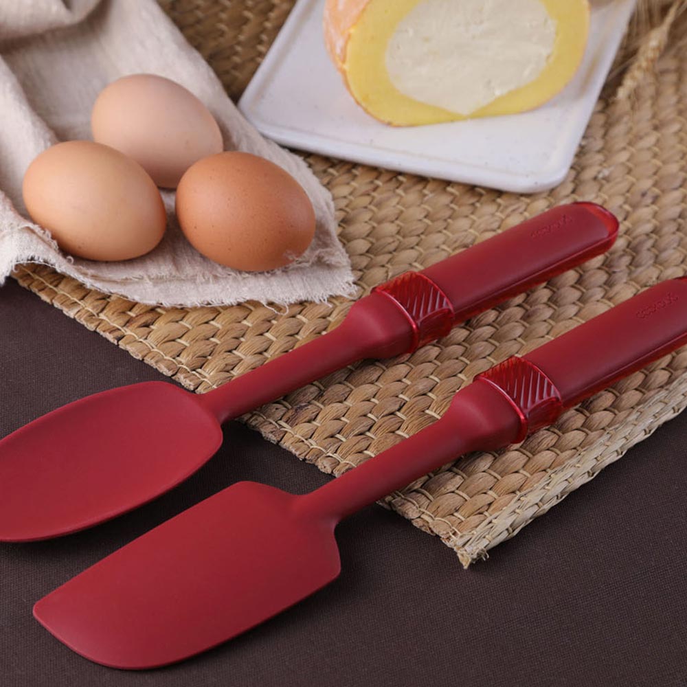 Mix & Measure Silicone Spatula - with adjustable measuring spoon