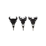 bull deer moose key holder