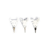 bull deer moose key holder