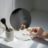 Summer Sunset Mirror and Accessory Tray