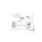 Small Ville (Town) - Magnet (Beech)