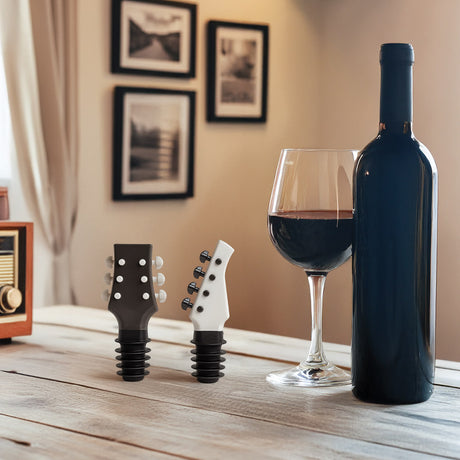 Cork N' Roll - Wine Stoppers (Set of 2) by OTOTO