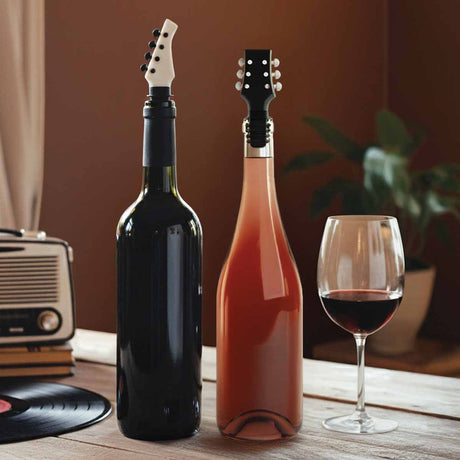 Cork N' Roll - Wine Stoppers (Set of 2) by OTOTO