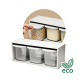 Flat Top Storage Container and Rack Set