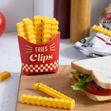 Fries Clips - 12 Bag Clips in a Magnetic Box