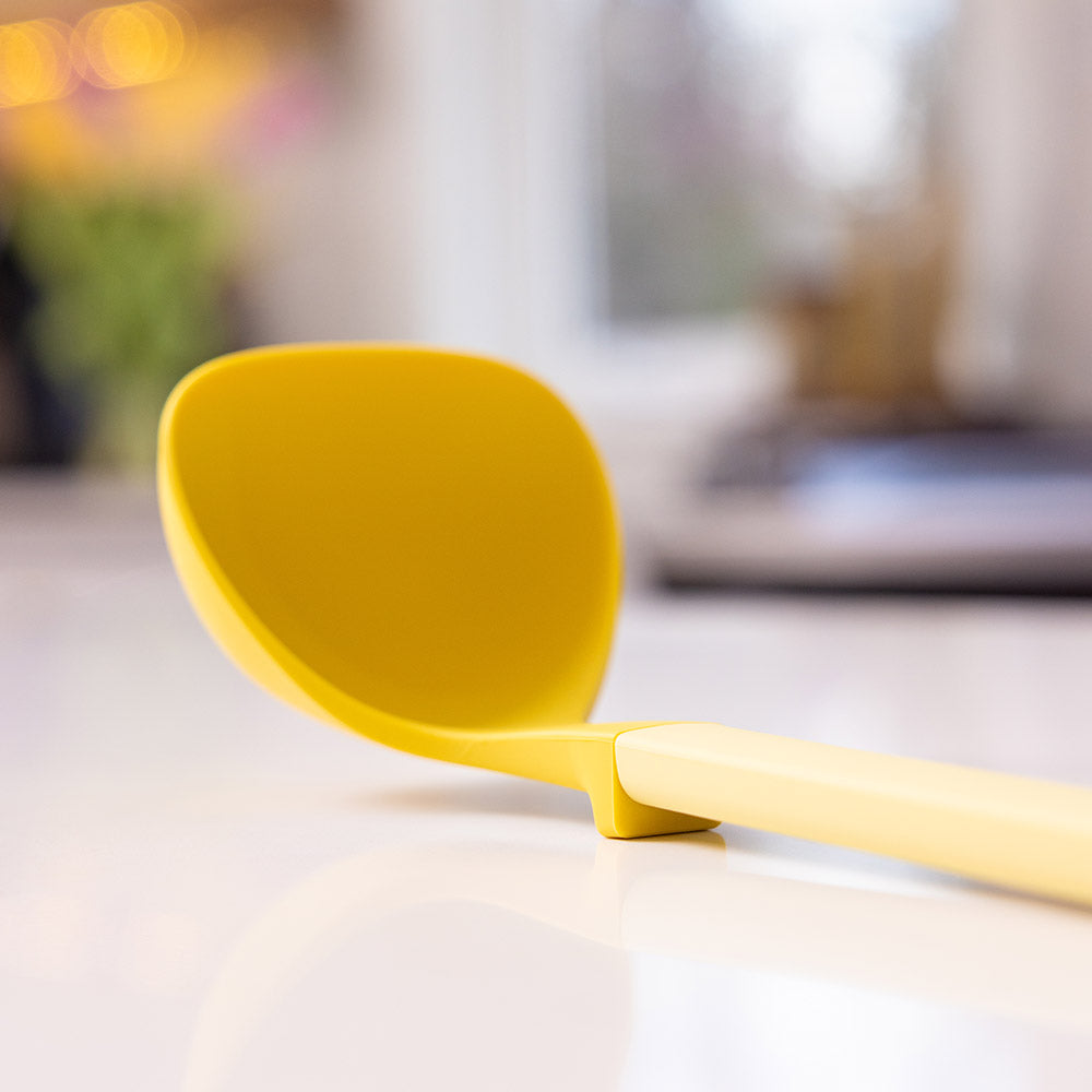 Raised Silicone Ladle | Non-Stick Soup Spoon