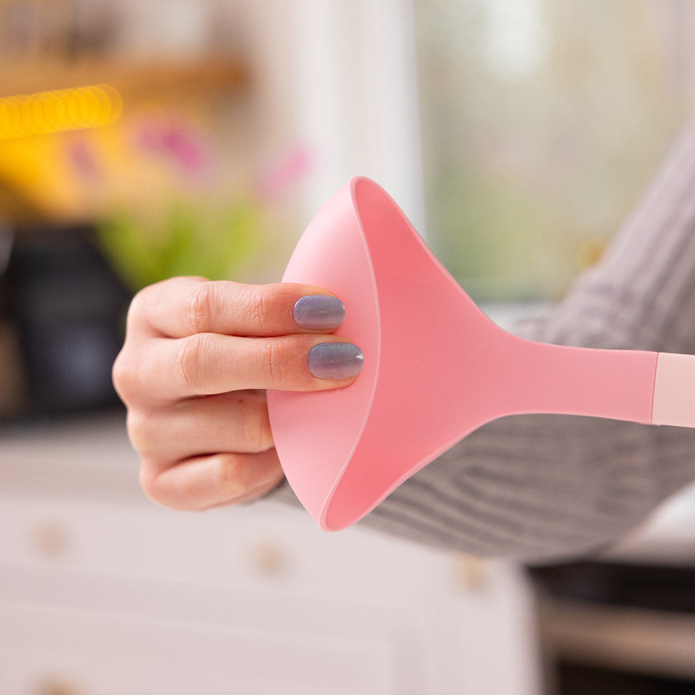 Raised Silicone Ladle | Non-Stick Soup Spoon